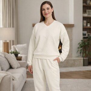 Lands’ End Women's Quilted 2-piece Lounge Set